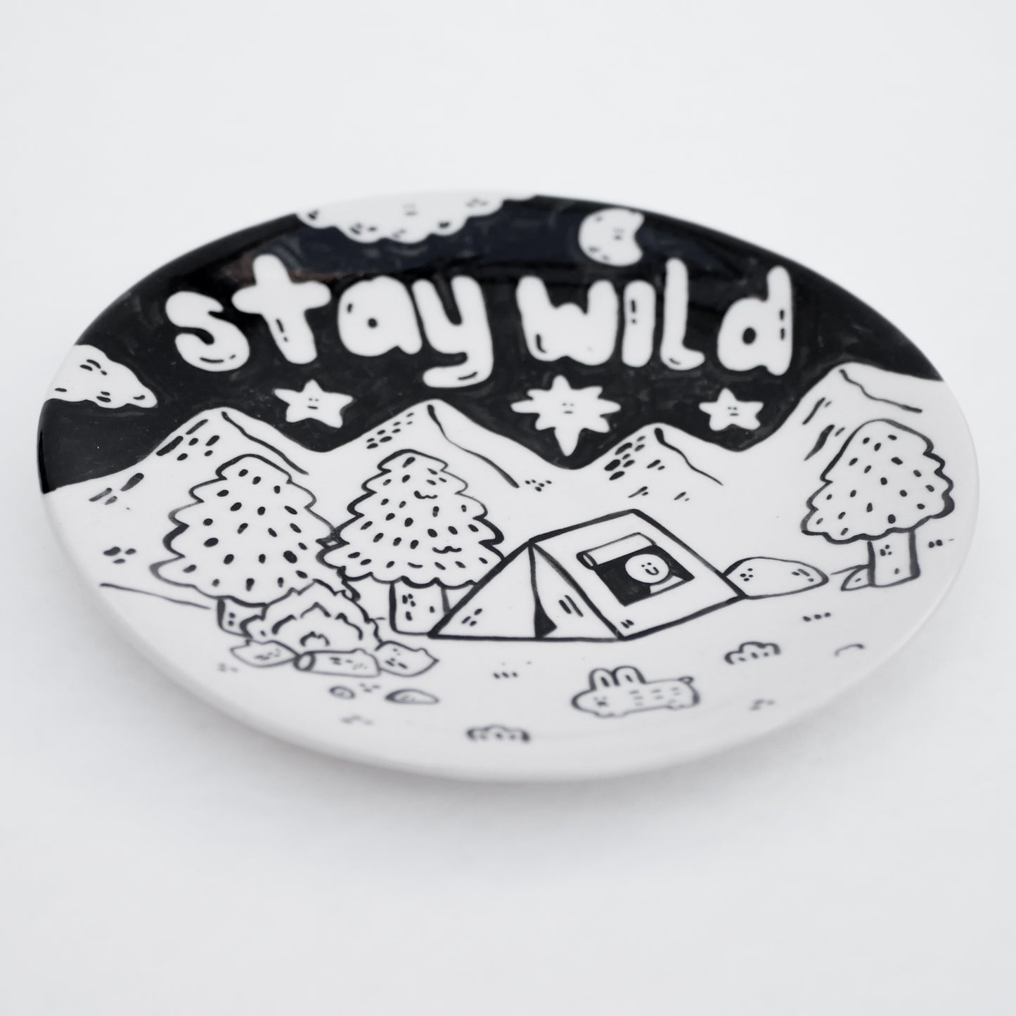 Stay Wild #2 Plate