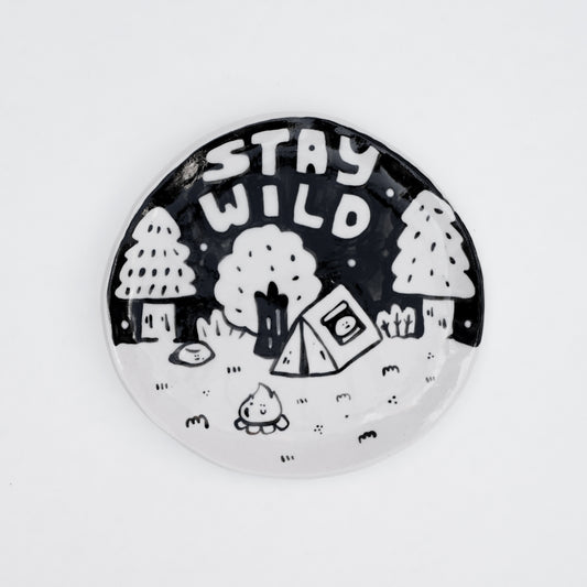 Stay Wild Plate