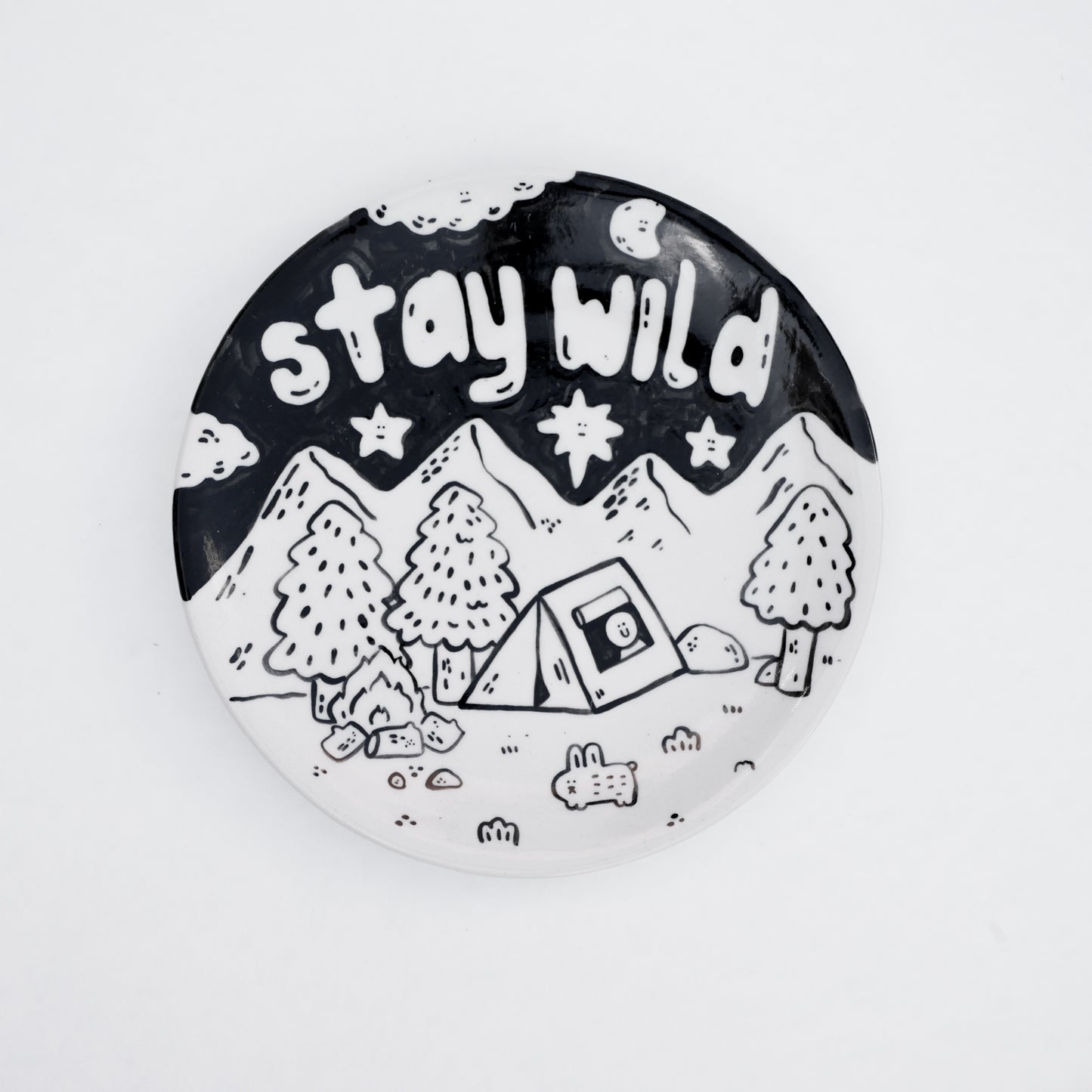 Stay Wild #2 Plate