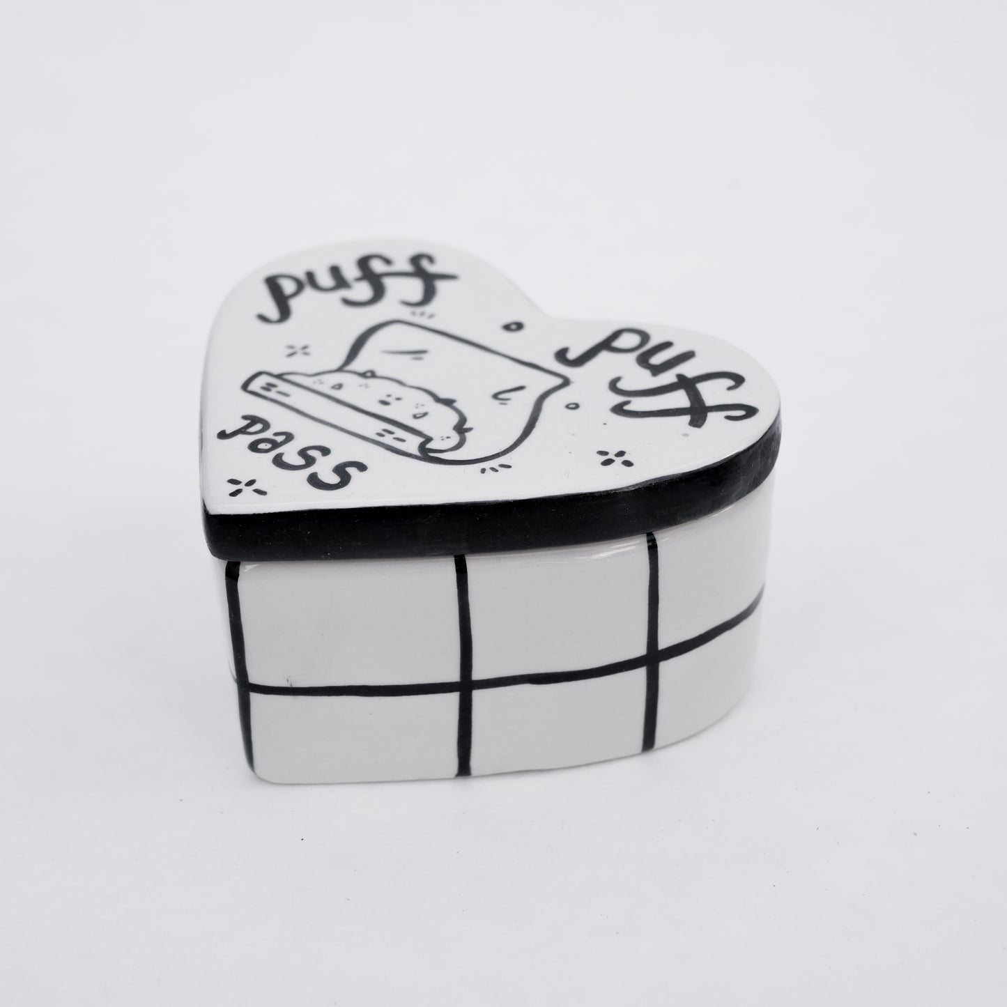 Puff Puff Pass Heart Trinket Box