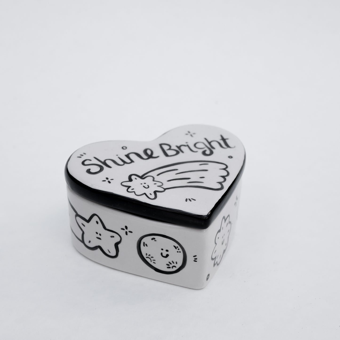 Shine Bright Heart Trinket Box