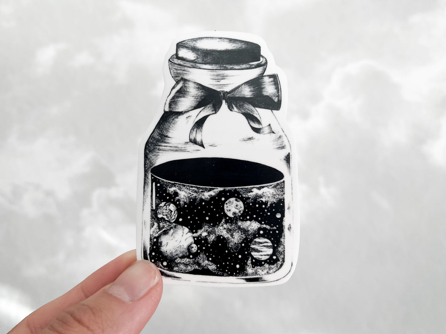 Space Jar Sticker