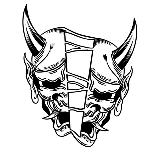 Oni Mask Sticker