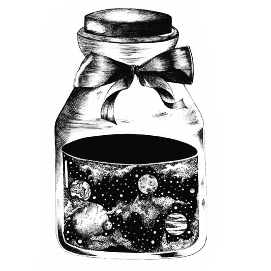 Space Jar Sticker